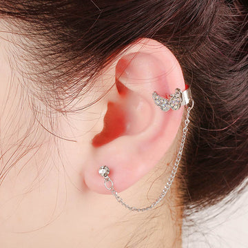 butterfly hanger earrings